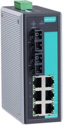 moxa EDS-308-MM-SC 6 Ports 100 Mbps Network Switch