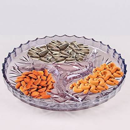 Lifecare set of 2 , dry fruit and candy tray Tray