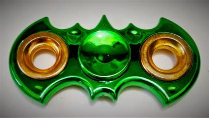 KRISHNAVI Batman Ultra Speed Metal Fidget Spinner Green