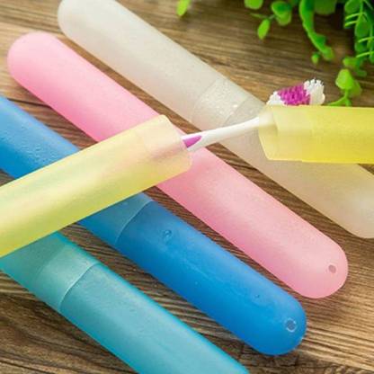 Newvent Plastic -Tooth Brush Cover Holder Tube Cap Cover(pack of 5) Toothbrush Case