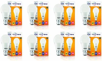 Wipro 7 W Basic Standard B22 LED Bulb