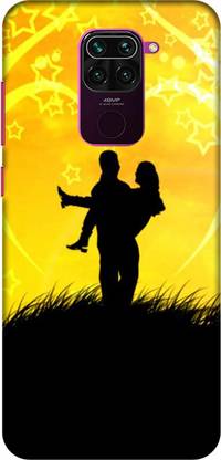 CASEMANTRA Back Cover for Xiaomi Redmi Note 9, M2003J15SC, M2003J15SG, M2003J15SS - Made For Each Other Print