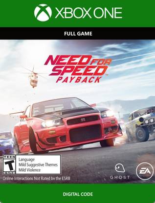 Need For Speed Payback Xbox One Download Code (NO CD/DVD)