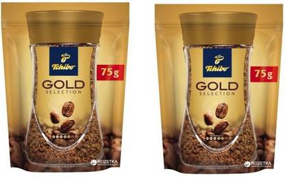 Tchibo Gold Selection Coffee Rich & Intense Combo Pack 75g x 2 Pack Instant Coffee