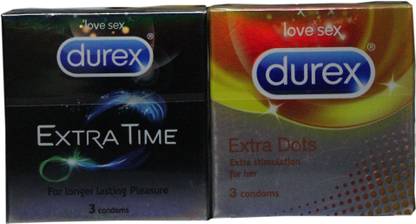 DUREX Extra Time & Extra Dots Condom