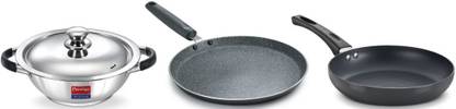 Prestige Classic Multi BYK Induction Bottom Non-Stick Coated Cookware Set