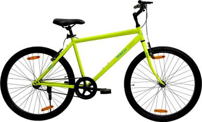 Mach City IBike Single Speed Green 26 inch 26 T (inch) Hybrid Cycle/City Bike