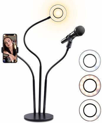 TReams TRP-04 Professional Live Stream LED Cemera Selfie Stand Ring Flash
