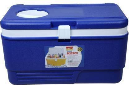 Shiv 50ltr Blue Insulated Chiller Icebox With Vent Lid and Plug Cooler