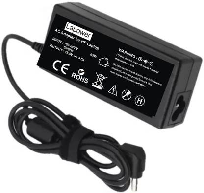 Lapower Laptop Charger For ZT3000 65W 3.5a Yellow Pin Laptop Adapter (Power Cord Included) 65 W Adapter