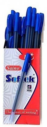 saino Softek Ballpen Packs of 20 Ball Pen