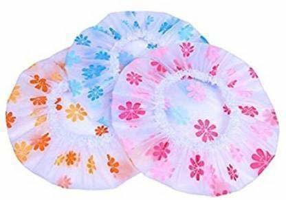 Bellazy Elastic Water Proof Shower Cap Pack of 3