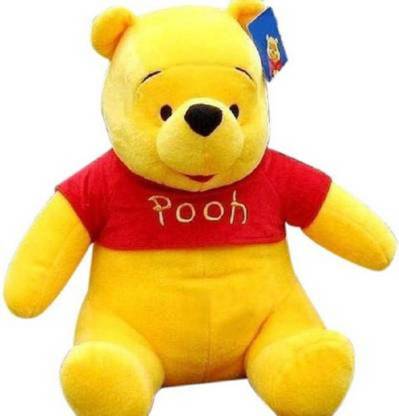 Rockjon Premium Quality Disney Winnie Pooh Multicolor Teddy Bear -30cm (Yellow) - 30 cm (Multicolor)  - 30 cm