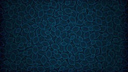 HSA Prints digital art blue leaves pattern (Popular Background) Poster Matte Finish Paper Print 12 x18 Inch (Multicolor) P-0093
