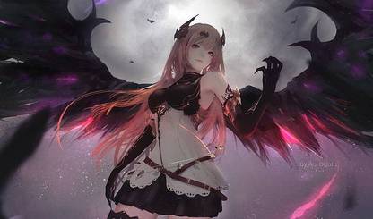 Anime Girls Aoi Ogata Matte Finish Poster Paper Print