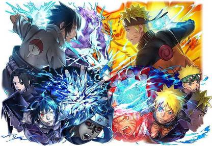 Naruto Chidori Naruto Naruto Uzumaki Rasengan Naruto Sasuke Uchiha Matte Finish Poster Photographic Paper