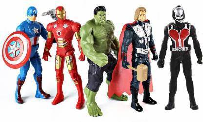 INFINITY Original Super Hero Team Avengers Age Of Ultron Set of 5 (Multicolor)