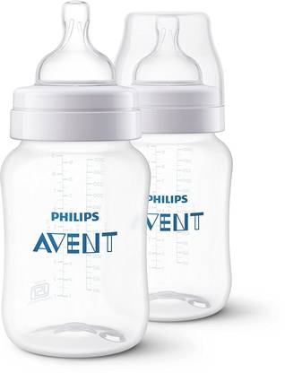 Philips Avent Anticolic feeding Bottle, 260 ML Twin Pack( Clear) - 260 ml