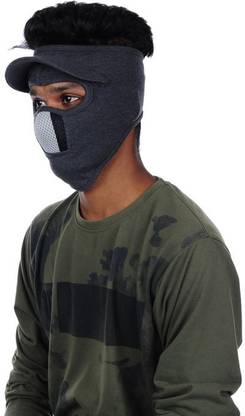 IM UNIQUE Blue Bike Face Mask for Men