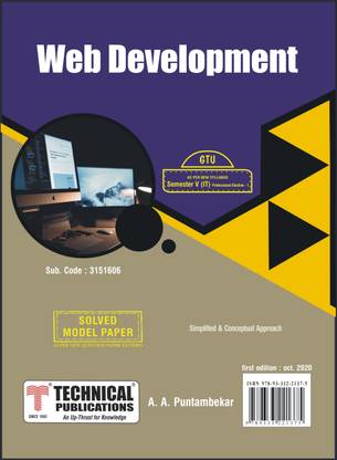 Web Development for GTU 18 Course (V - IT/Prof. Elec.-I - 3151606)