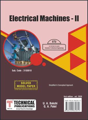 Electrical Machine- II for GTU 18 Course (V - Electrical - 3150910)