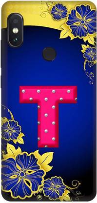 SSMORYA Back Cover for Mi Redmi Note 5 pro, T Letter Pink Multicolour Printed