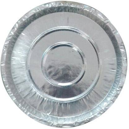 ossmo Disposable Silver Plate 7 inch Half Plate