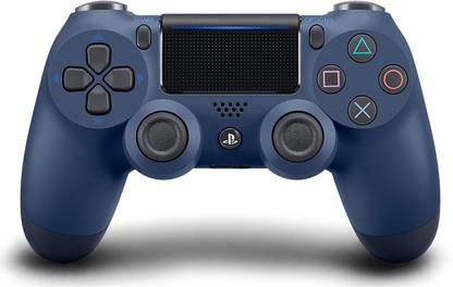 BVG Dualshock 4 Wireless Controller Playsation 4 Midnight Blue Gamepad (Generic) (Midnight Blue For PS4)  Gamepad