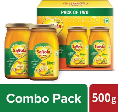 सफ्फोला Honey Plus Turmeric, Ashwagandha, Black Pepper, Lemon, Tulsi, Amla