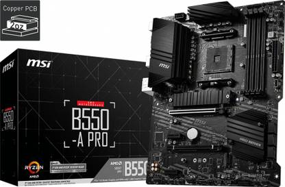 MSI B550-A PRO ATX AM4 Gaming AM4Socket ATX AMD B450 Chipset DDR4 Motherboard for Desktop