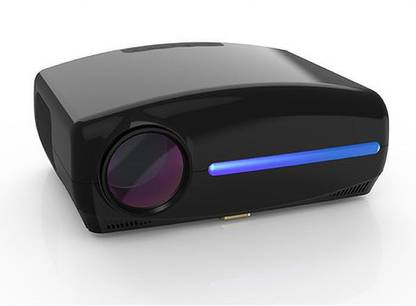 Punnkk X2 Projector 6800 Lux Full HD 300" Native 1080P Projector 60Hz Compatible TV Stick, 2 HDMI, VGA, Smartphone, PC, TV Box, PS4, ±40° Electronic Keystone Correction( Android Version) (6800 lm) Projector