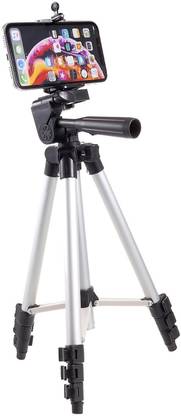 Casatek Good Quality 3110 Tripod stand With 3-Way Head Light weight Digital Camera Tripod with Mobile Clip Holder Tripod Making Videos Live Shoots Etc Tripod
