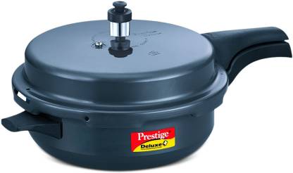 Prestige Hard Anodised Deluxe Plus Senior 5.4 L Induction Bottom Pressure Pan