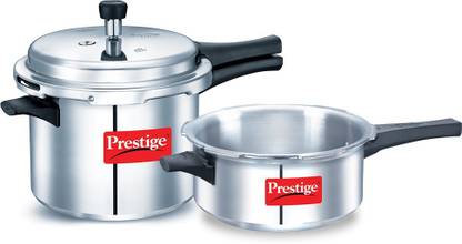 Prestige Popular Special Combo 3 L, 5 L Outer Lid Pressure Cooker