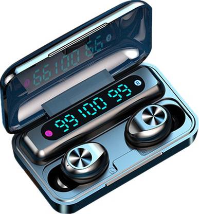 Audizi 70 Hrs Play: 9D Sound with Deep Bass Wireless Earbuds Dual Mic Bluetooth