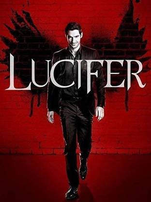Lucifer Tv Series Poster - Netflix Tv Series - Lucifer Devil Poster - Lucifer & Detective Poster Poster –1 Fine Art Print