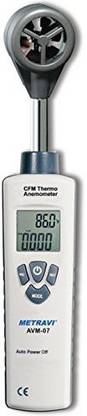 Metravi AVM-07 Digital Thermo-Anemometer 30m/Sec with Metal Blades, Temperature -10 to 60°C Digital  Anemometer