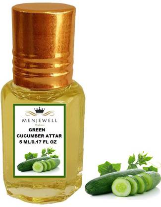 Menjewell Fragrances Green Cucumber ( Natural Itar/Attar/Perfume) Fruity Attar 5Ml Floral Attar