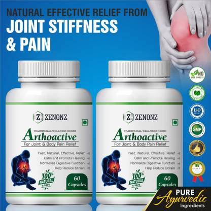zenonz Arthoactive joint pain relief capsule herbal medicine 100%Natural