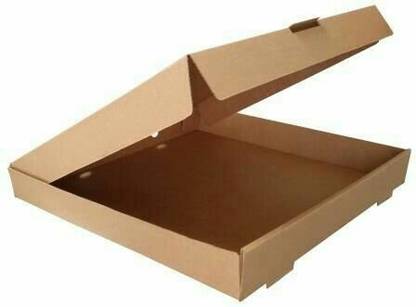 K K Industrial Pizza Box Cardboard, Paper, Craft Paper 9 Inch Pizza Box (9 X 9 X 1.5 Inch - Brown), Pizza Packaging Box