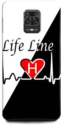 Ignite Back Cover for Redmi Note 9, HName,HLetter,AlphabetBackCover,Designer,Alphabet