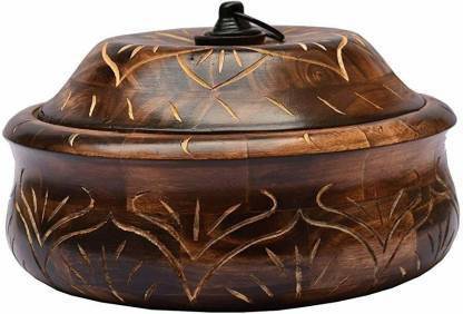 Elite Handicrafts Wooden Chapati Box |Elite Handicrafts Wooden Casserole Hot Pot Serve Casserole Serve Casserole