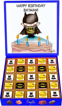 Expelite Happy birthday batman theme chocolates -25 pc birthday gift for boy Bars