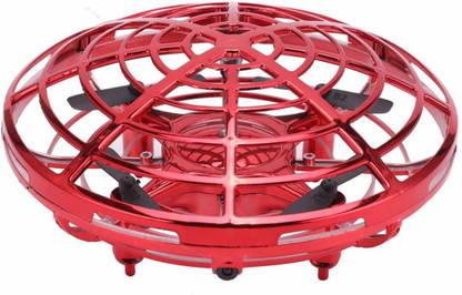 Modelart Motion Sensor Flying Saucer Drone (Red) Drone