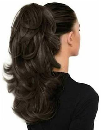VSAKSH Synthetic Curly Hair Clutcher Extension Accessories for Girls & Women (25 Inch) Braid Extension