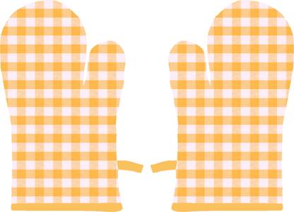 AIRWILL Yellow Cotton Kitchen Linen Set
