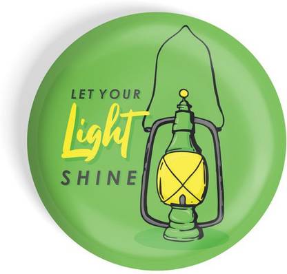 dhcrafts Let Your Light Shine Fridge Magnet Pack of 1