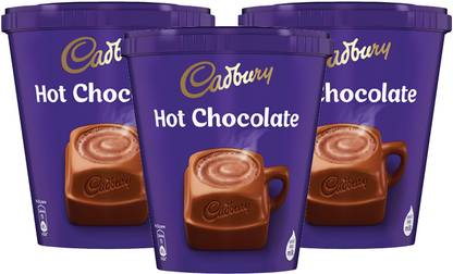 Cadbury by cadbury Hot Chocolate Drink Powder Mix 200 G ( Pack of 3)