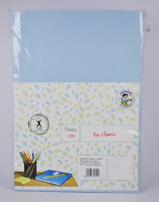 Meera Blue Chart Unruled A4 136 gsm Drawing Paper