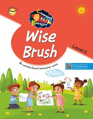 Wise Brush Art & Craft Activity Book For UKG Colouring Tracing Origami Matching For Age Group 4 To 8 Yrs